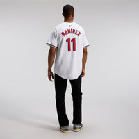 Cleveland Guardians Jose Ramirez White jersey – view 5