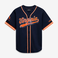 Virginia Cavaliers Mesh Full-Button Navy jersey – view 1