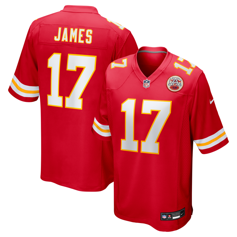 Kansas City Chiefs Richie James Red jersey – view 1