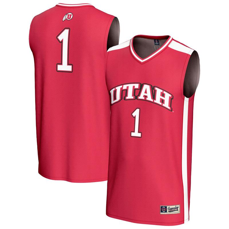 Utah Utes Red jersey – view 1