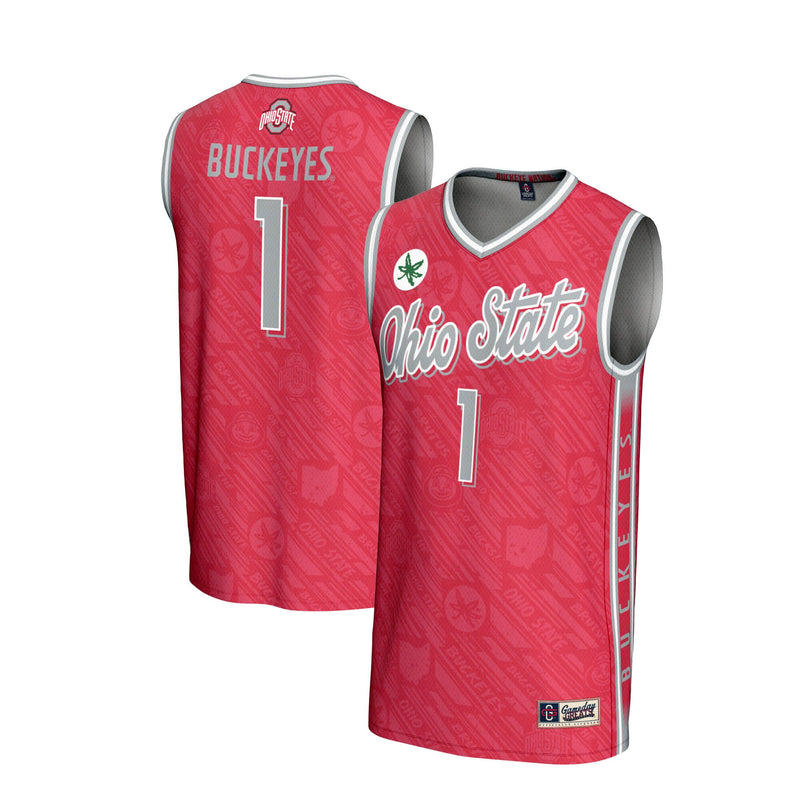 Ohio State Buckeyes Lightweight Scarlet jersey – view 1