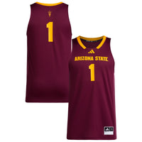adidas Arizona State Sun Devils Maroon jersey – view 2