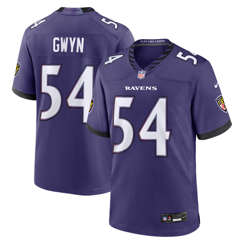 Baltimore Ravens Jovaughn Gwyn Purple jersey – view 1
