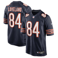 Chicago Bears Colston Loveland Navy jersey – view 1