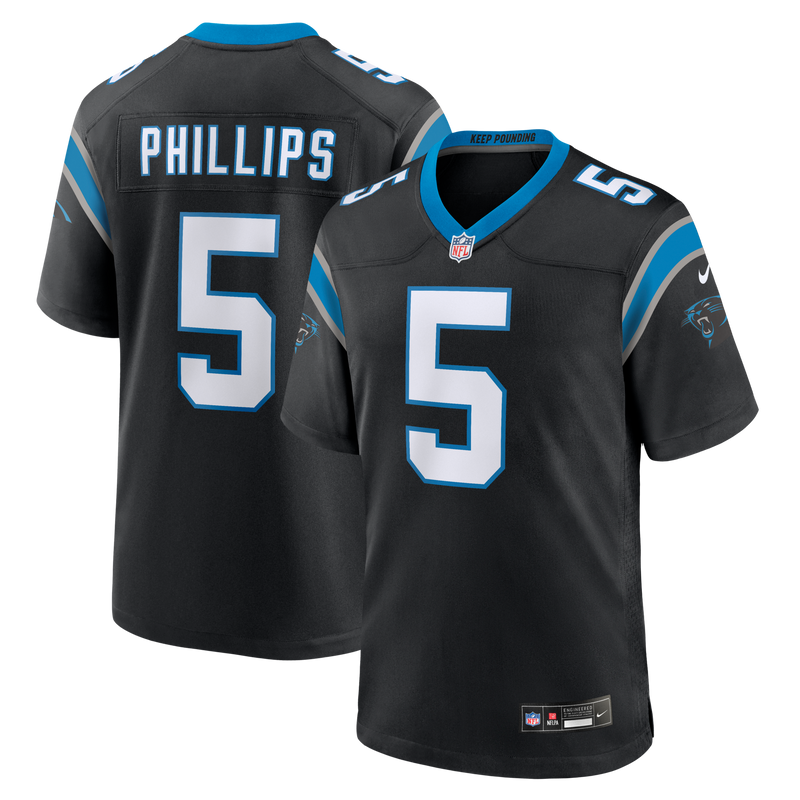 Carolina Panthers Jaelan Phillips Black jersey – view 1