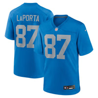 Detroit Lions Sam LaPorta Blue jersey – view 2