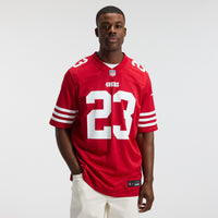 San Francisco 49ers Christian McCaffrey Scarlet jersey – view 3