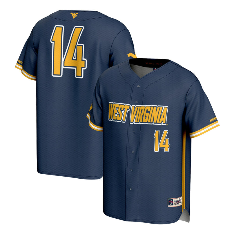 West Virginia Mountaineers Lightweight Navy jersey – view 1
