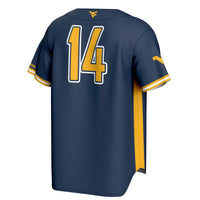 West Virginia Mountaineers Lightweight Navy jersey – view 4