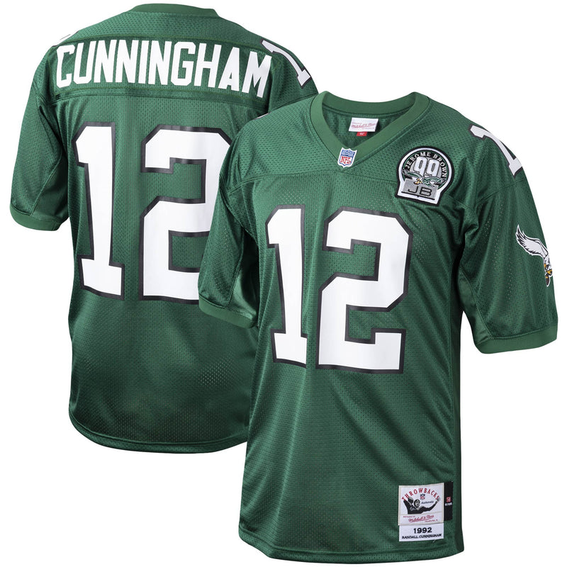 Philadelphia Eagles Randall Cunningham Green jersey – view 1