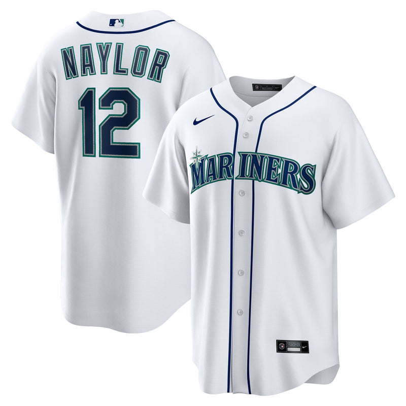 Seattle Mariners Josh Naylor White jersey – view 1