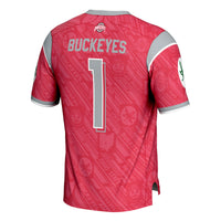 Ohio State Buckeyes Highlight Scarlet jersey – view 4