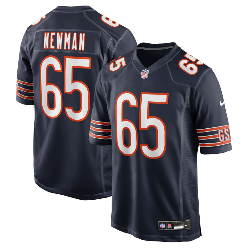 Chicago Bears Luke Newman Navy jersey – view 1