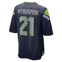 Seattle Seahawks Devon Witherspoon Navy jersey – view 4