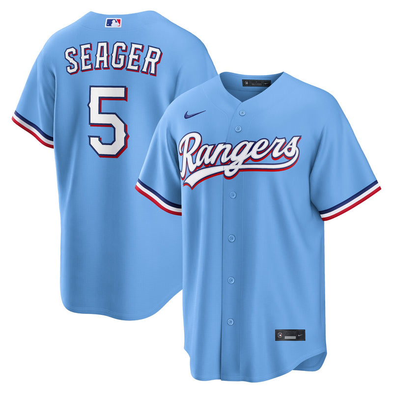 Texas Rangers Corey Seager Blue jersey – view 1