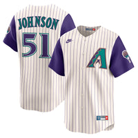 Arizona Diamondbacks Randy Johnson Cream jersey – view 1