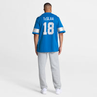 Detroit Lions Isaac TeSlaa Blue jersey – view 9