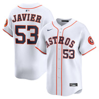 Houston Astros Cristian Javier White jersey – view 2