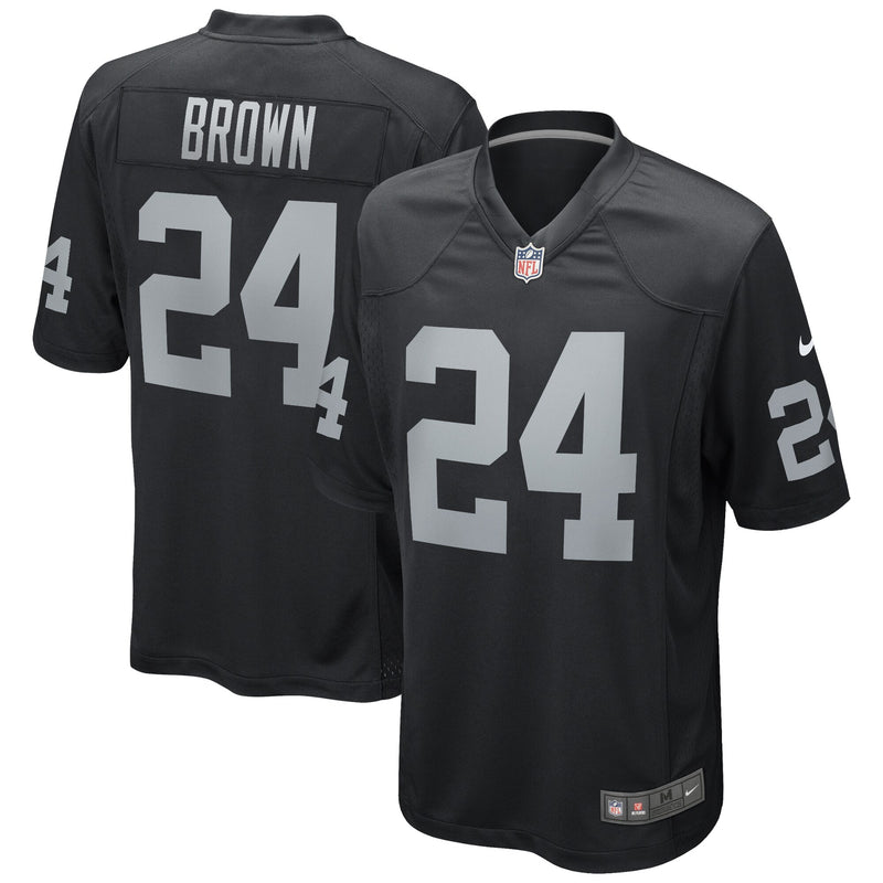 Las Vegas Raiders Willie Brown Black jersey – view 1
