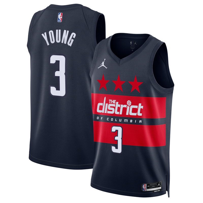 Washington Wizards Trae Young - Navy jersey – view 1