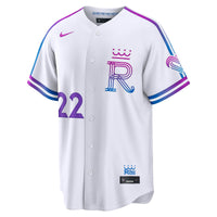 Kansas City Royals Carter Jensen White jersey – view 3