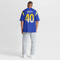 Los Angeles Rams Jesse Luketa Royal jersey – view 6