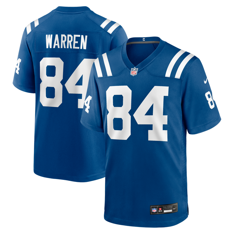 Indianapolis Colts Tyler Warren Royal jersey – view 1