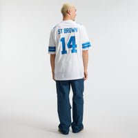 Detroit Lions Amon-Ra St. Brown White jersey – view 6