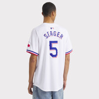 Texas Rangers Corey Seager White jersey – view 6