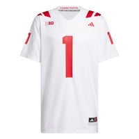 adidas Nebraska Huskers White jersey – view 5