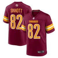 Washington Commanders Ben Sinnott Burgundy jersey – view 2