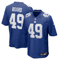 New York Giants Chris Board Royal jersey – view 1