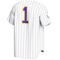 LSU Tigers Lightweight Baseball White jersey – view 4