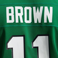 Philadelphia Eagles A.J. Brown Kelly Green jersey – view 5