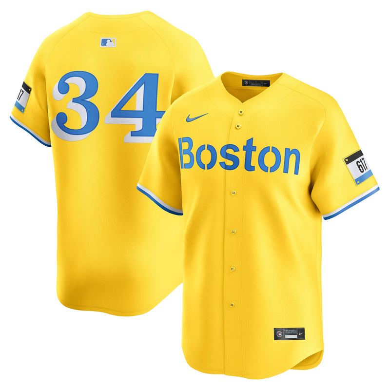Boston Red Sox David Ortiz Yellow jersey – view 1