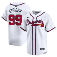 Atlanta Braves Spencer Strider White jersey – view 1