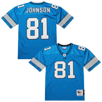 Detroit Lions Calvin Johnson Blue jersey – view 2