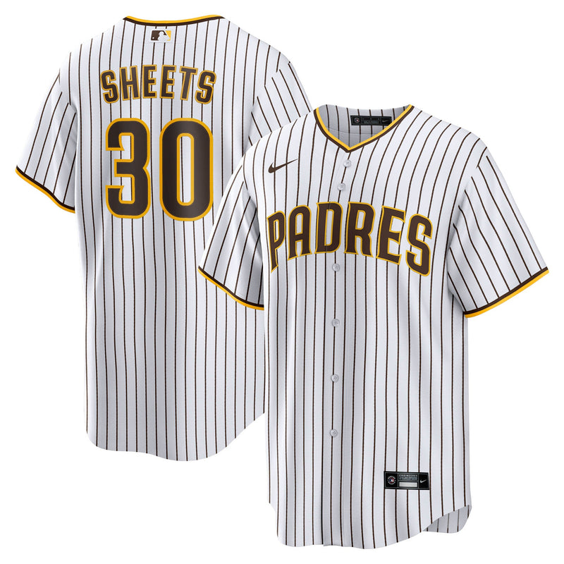 San Diego Padres Gavin Sheets White jersey – view 1