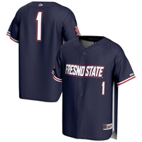 Fresno State Bulldogs Lightweight Navy jersey – view 1