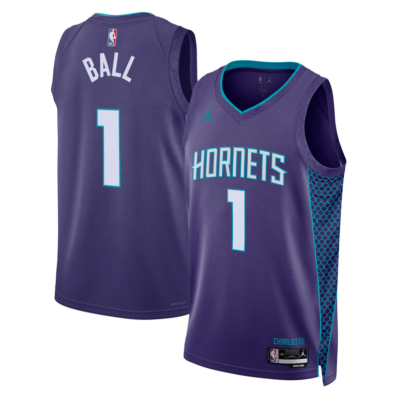 Charlotte Hornets Purple jersey – view 1