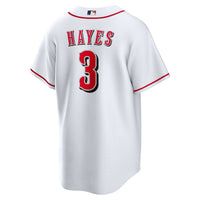 Cincinnati Reds Ke'Bryan Hayes White jersey – view 4