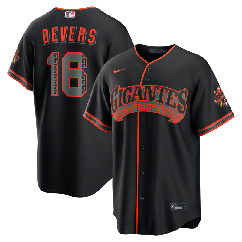 San Francisco Giants Rafael Devers Black jersey – view 1