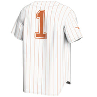 Texas Longhorns Lightweight Baseball White jersey – view 4