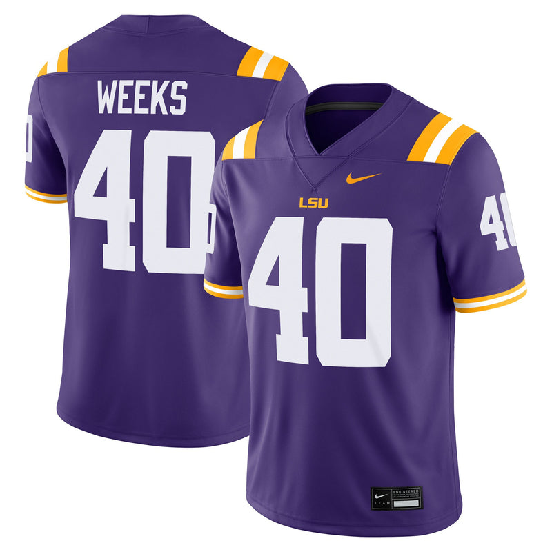 LSU Tigers Purple jersey – view 1
