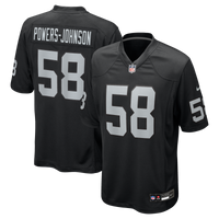 Las Vegas Raiders Jackson Powers-Johnson Black jersey – view 2