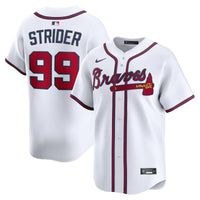 Atlanta Braves Spencer Strider White jersey – view 1