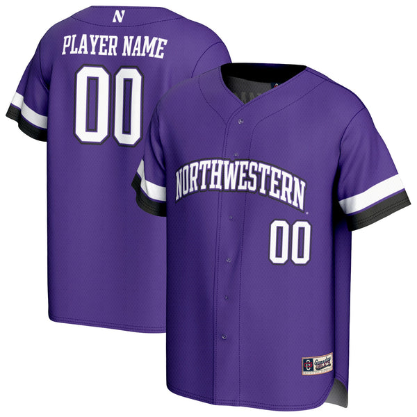Northwestern Wildcats GameDay Greats NIL Pick-A-Player Lightweight Collegiate Baseball Fashion Jersey - Purple