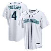 Seattle Mariners Colt Emerson White jersey – view 1