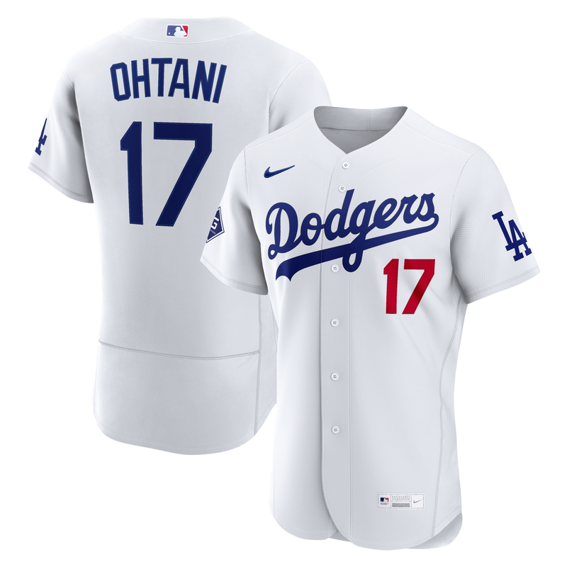 Los Angeles Dodgers Shohei Ohtani White jersey – view 1