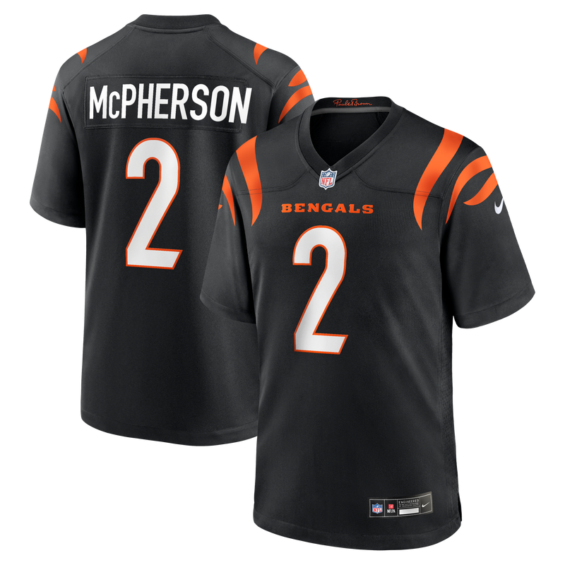 Cincinnati Bengals Evan McPherson Black jersey – view 1